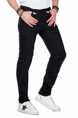 CD410 men's comfortable jeans with optimal comfort in straight fit