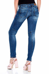 WD324 Jeans Slim-Fit Women avec coupe de l'ajustement slim