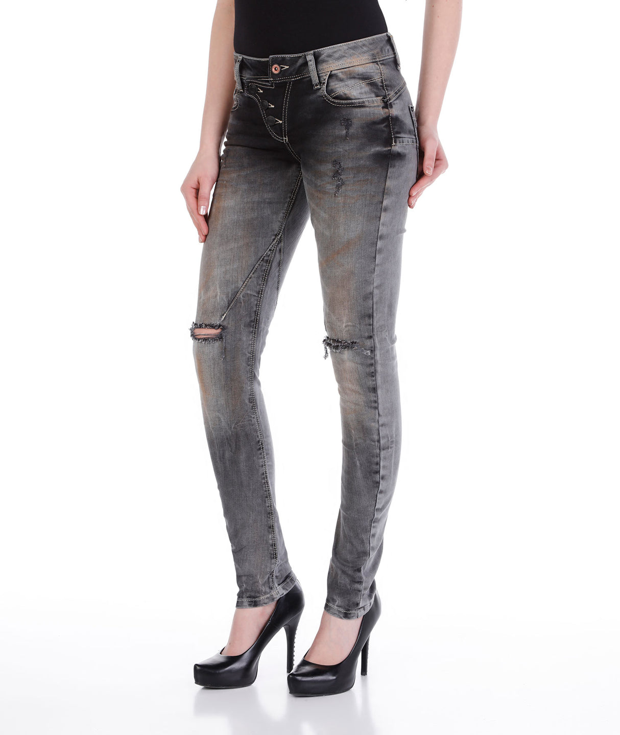 Dżinsy WD205 Gray Women