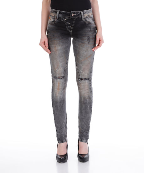 Jeans damen grigi WD205