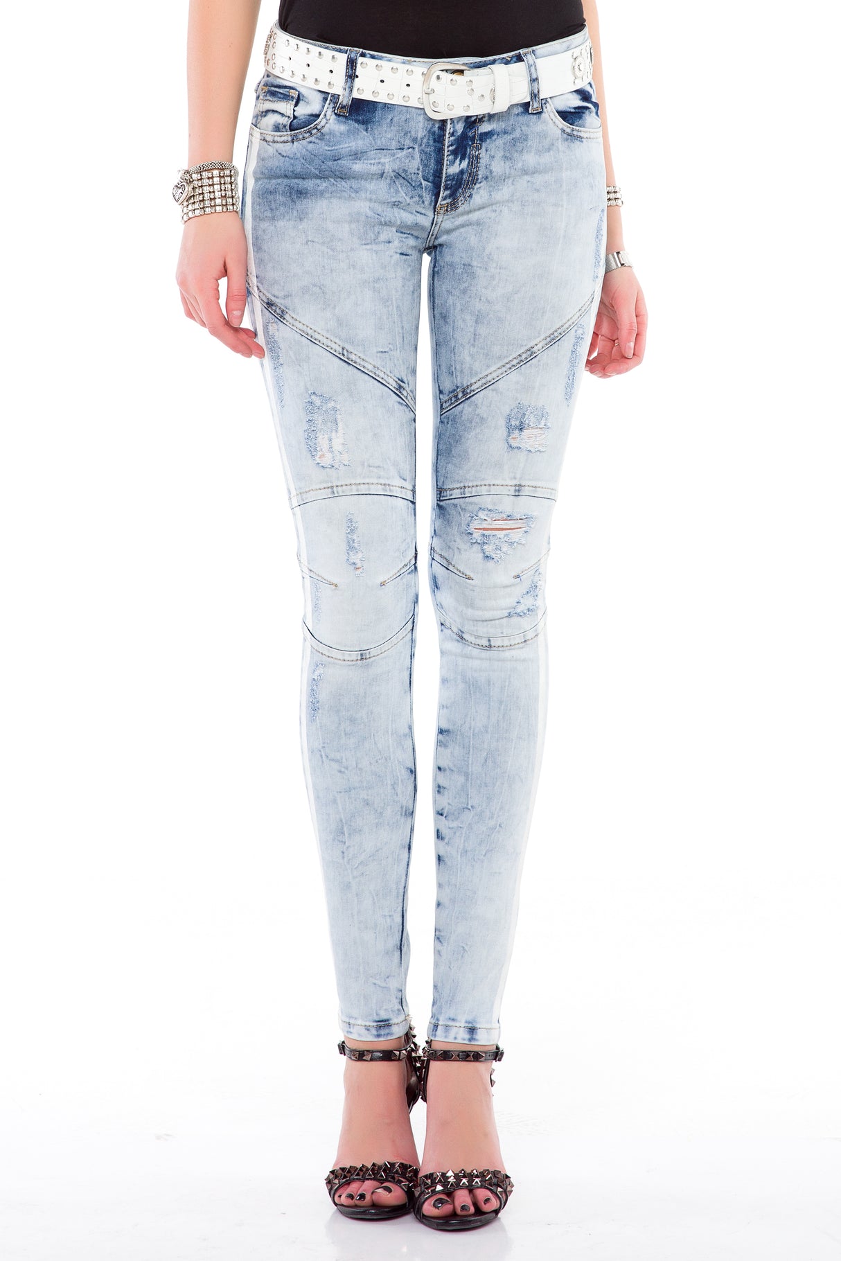 WD367 Jeans slim-fit da donna