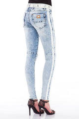 WD367 women Slim-Fit jeans in a fashionable slim-fit cut