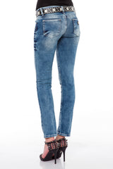 WD363 Jeans rectos para mujer