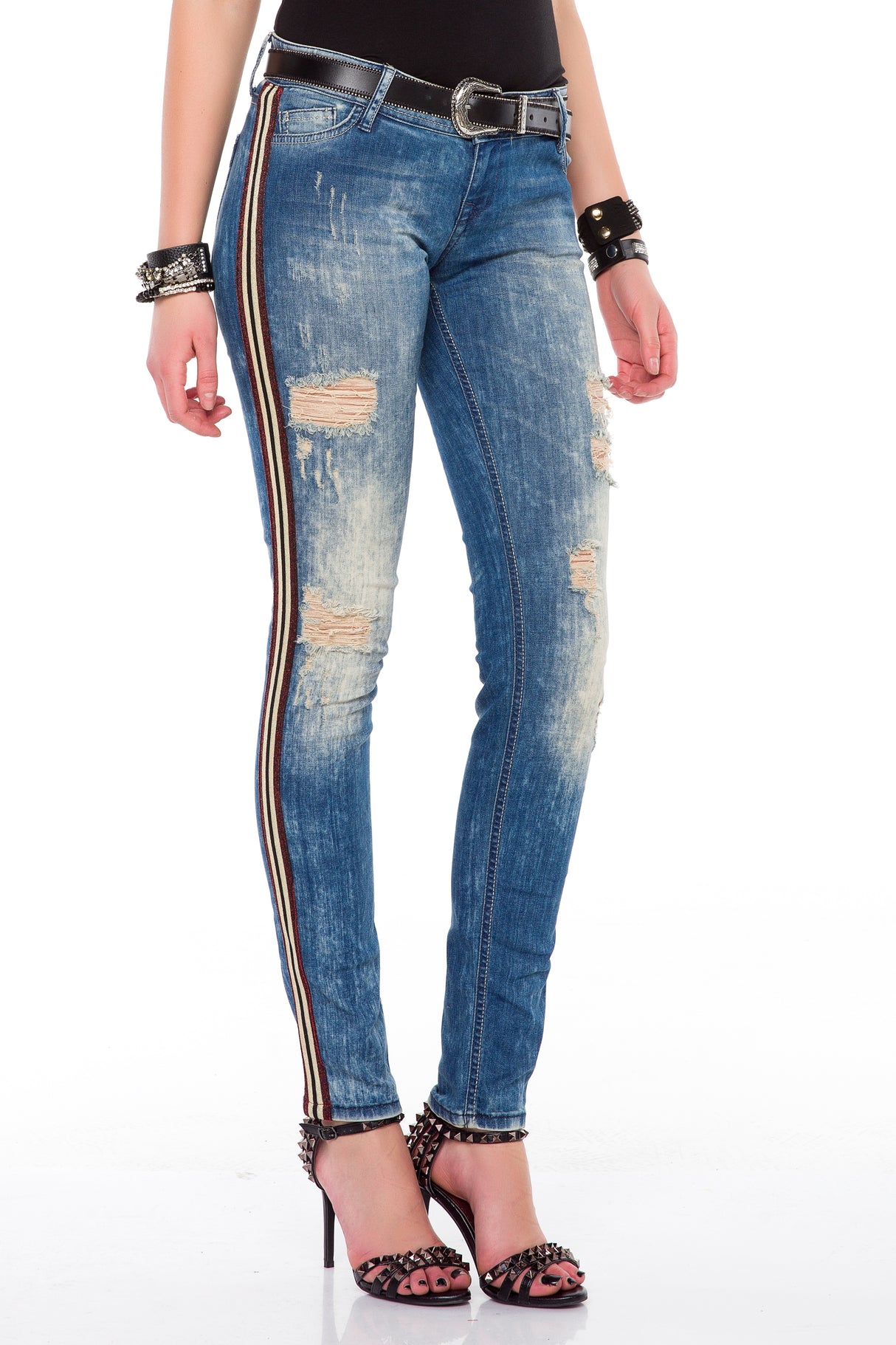 WD369 Jeans Slim-Fit da donna