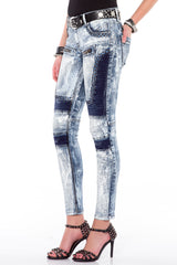 WD374 Jeans skinny da donna