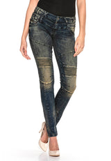 WD362 Women's Röhrenjeans with a double covenant