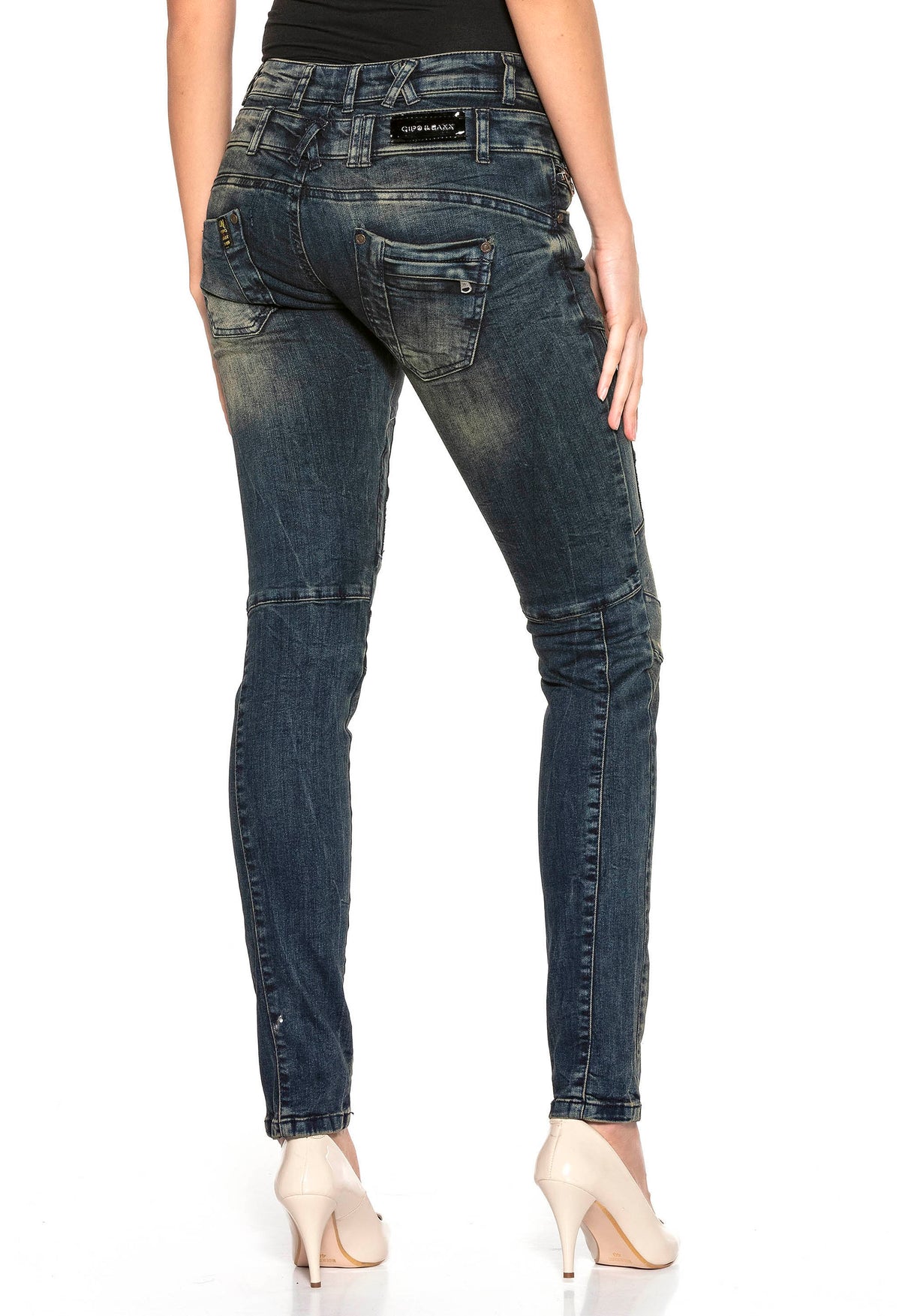 WD362 Women's Röhrenjeans with a double covenant