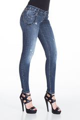 WD315 Jeans confortables pour femmes en coupe skinny