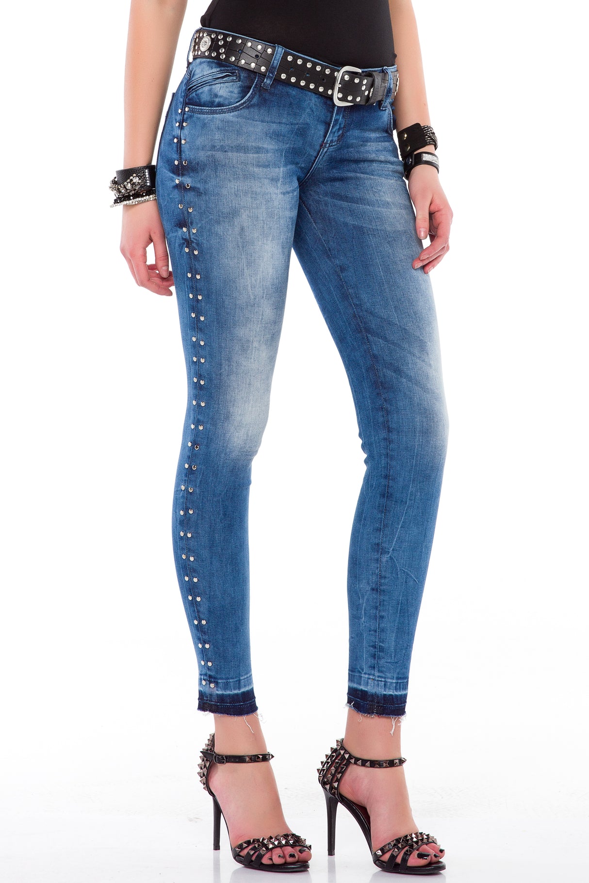 WD310 Jean pour femmes avec Rivet Rotary en slim ajustement