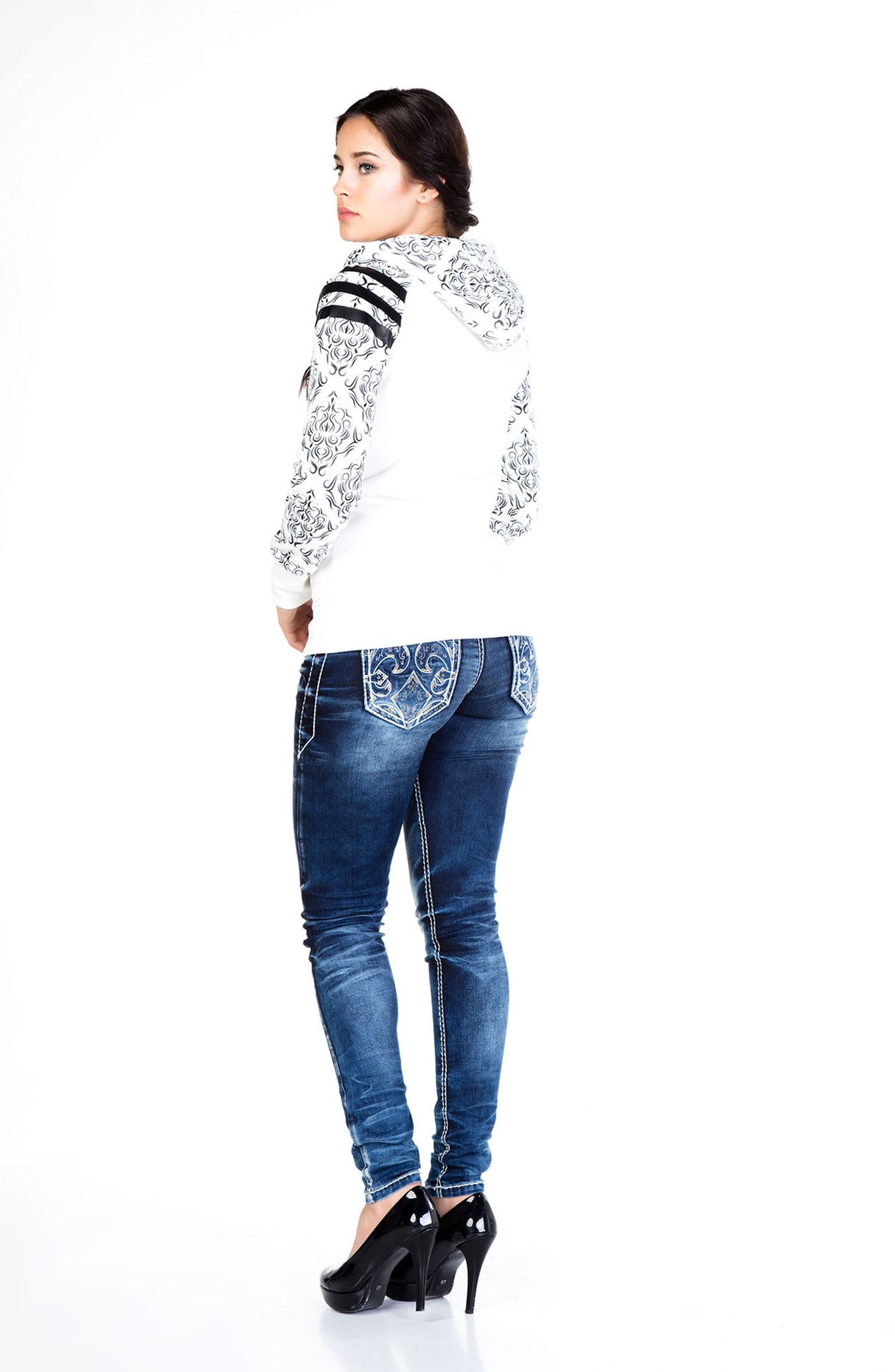 WD251 Blue Damen Jeans