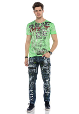 CD591 jeansy w ekstrawaganckim stylu