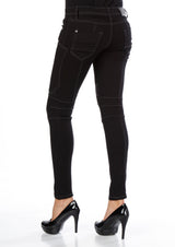 WD255A Women Weans Slim-Fit in stile motociclista