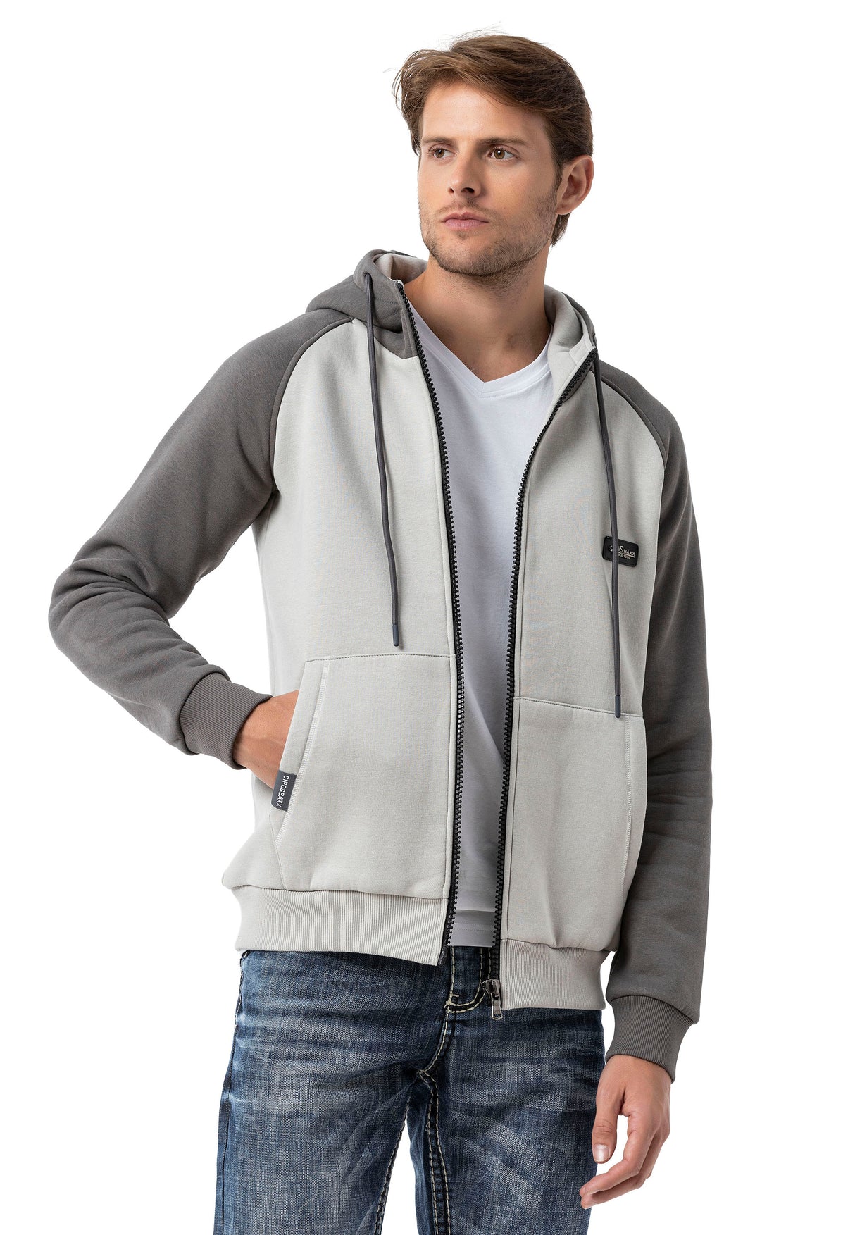 CL579 MEN'S HOODIE SWEATJACKET