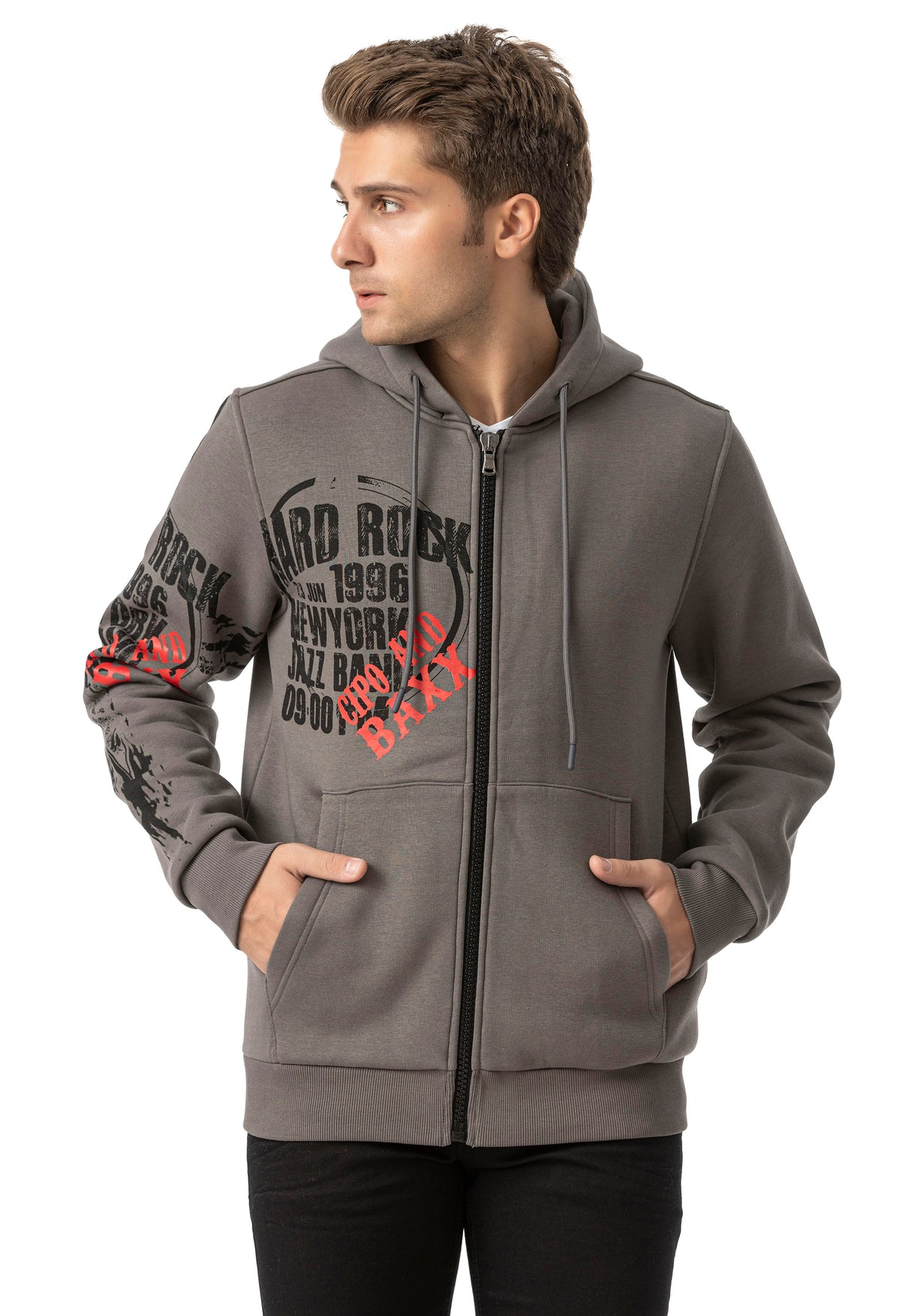 CL571 MEN'S HOODIE SWEATJACKET