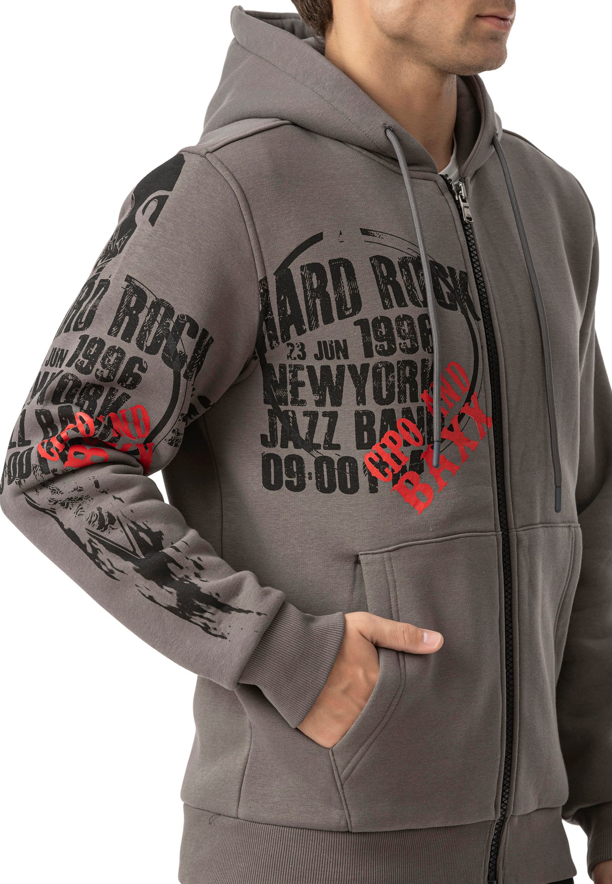 CL571 MEN'S HOODIE SWEATJACKET