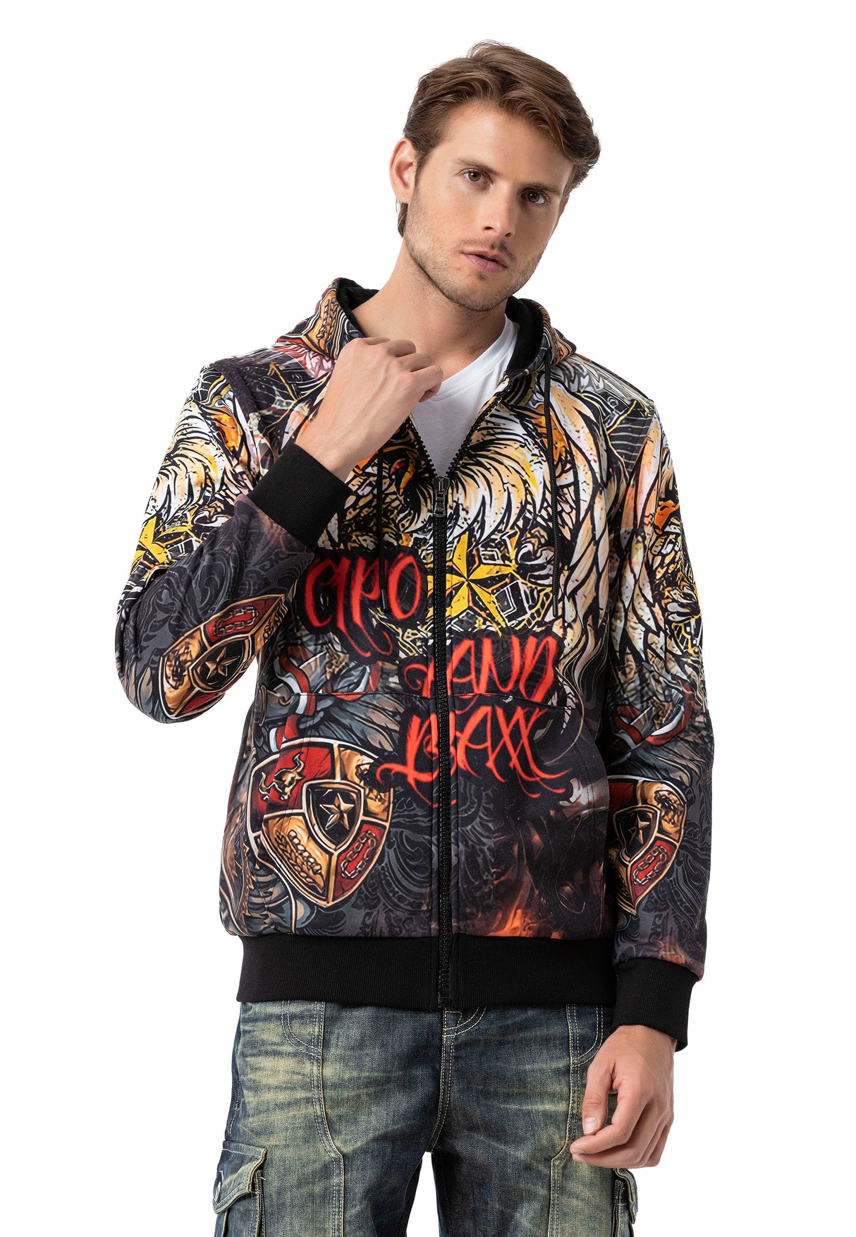 CL574 MEN'S HOODIE SWEATJACKET