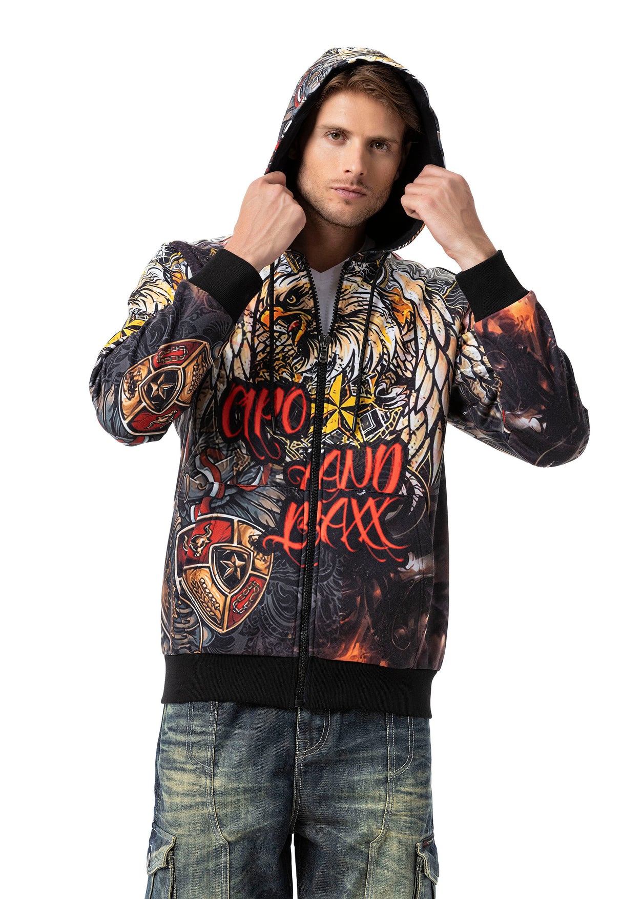 CL574 MEN'S HOODIE SWEATJACKET