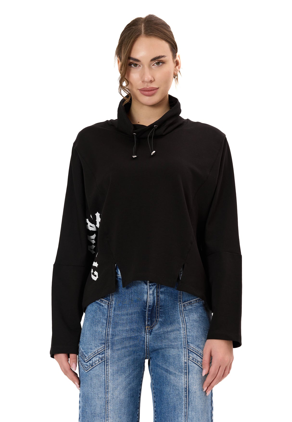 WL369 FELPA CON CAPPUCCIO DA DONNA