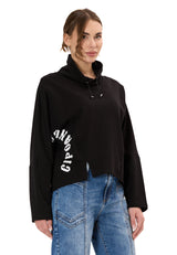 WL369 FELPA CON CAPPUCCIO DA DONNA