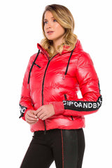 WM109 women's winter jacket with a warming hood