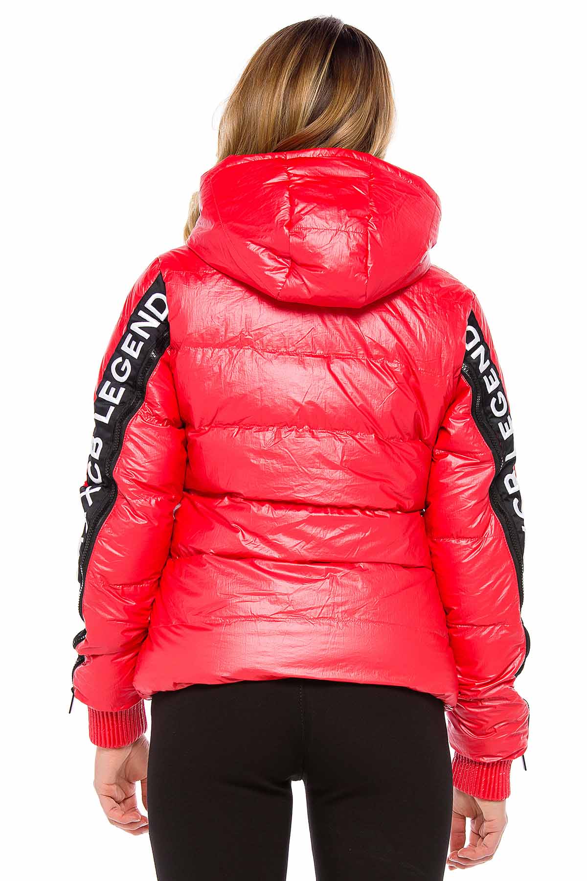 WM109 women's winter jacket with a warming hood