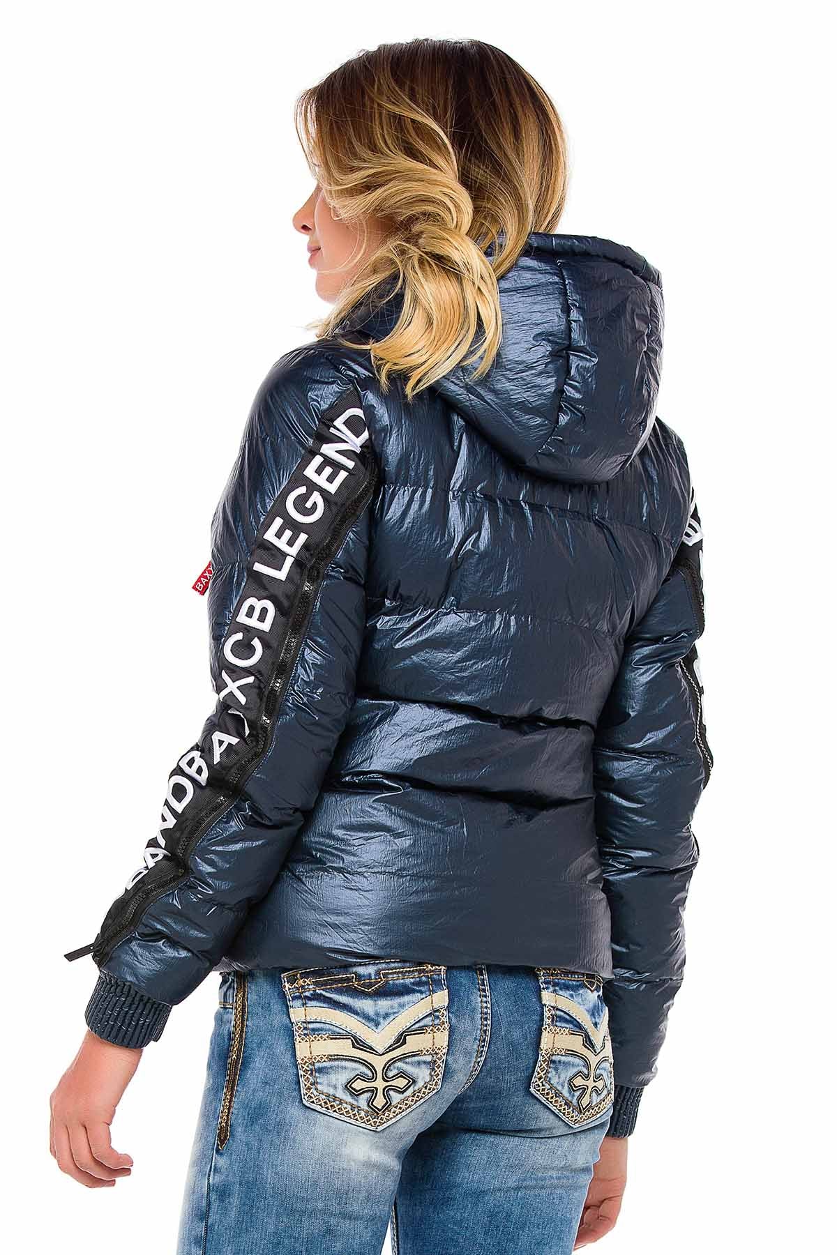 WM109 women's winter jacket with a warming hood