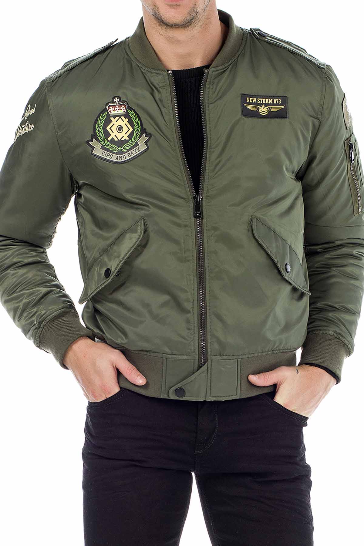 CM133 Chaqueta Bomber para hombres 