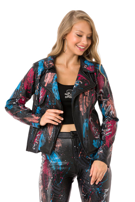 WJ203 women outdoor jacket in an extravagant look