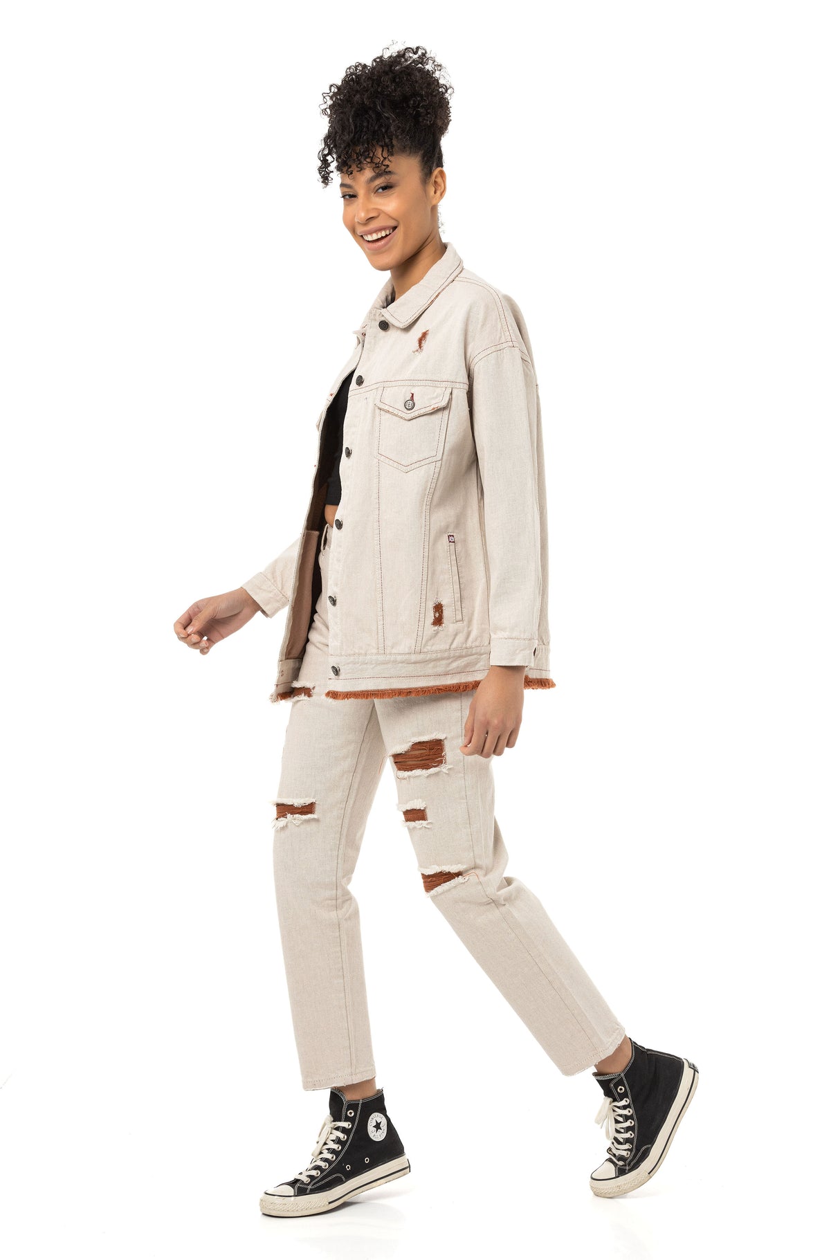 WJ227 Dames Jeansjack