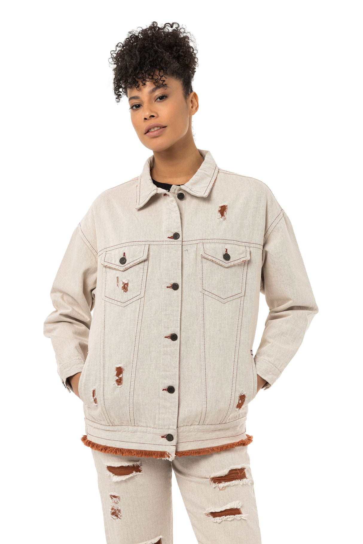 WJ227 Dames Jeansjack