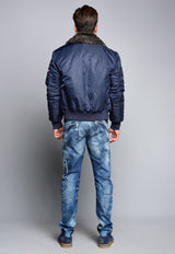 CM108 męska zimowa kurtka zielona