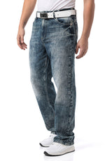 CD903 jeansy męskie Baggy Fit