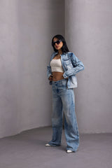 WJ233 kurtka jeansowa damska