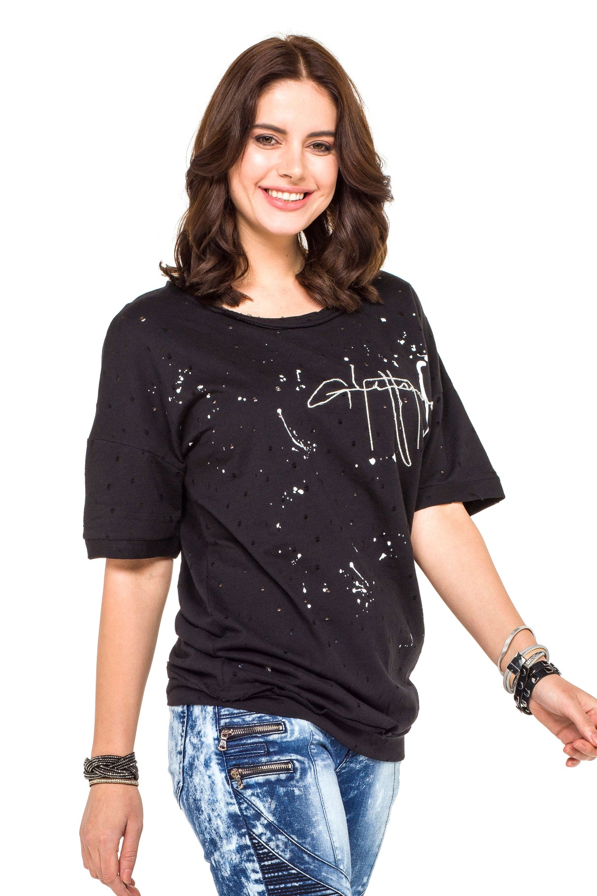 WT254 T-shirt damski