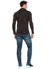 CL332 Felpa uomo a collo alto