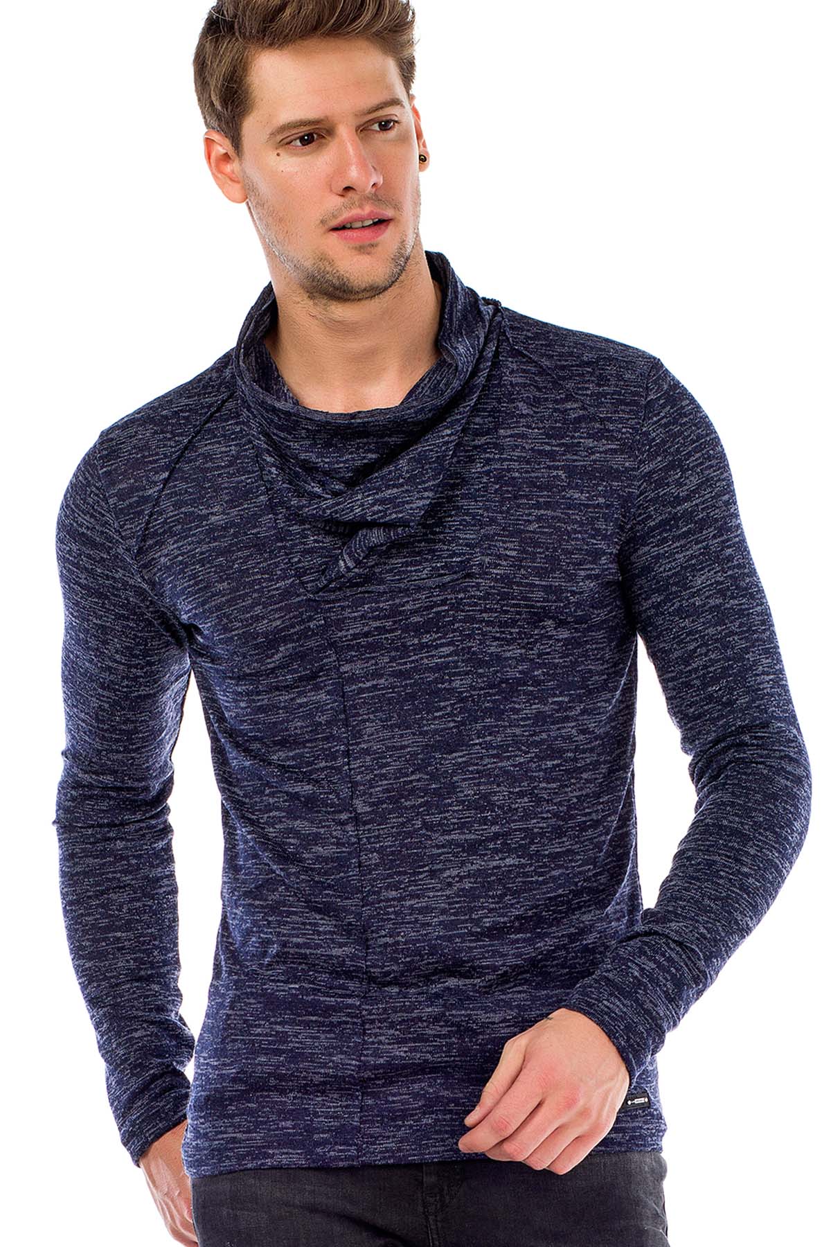 CL332 Felpa uomo a collo alto