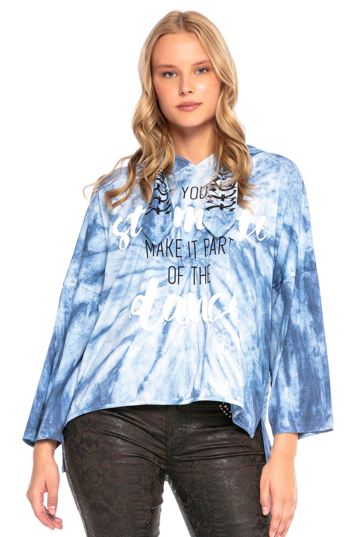 WL263 Maglia donna con look oversize casual