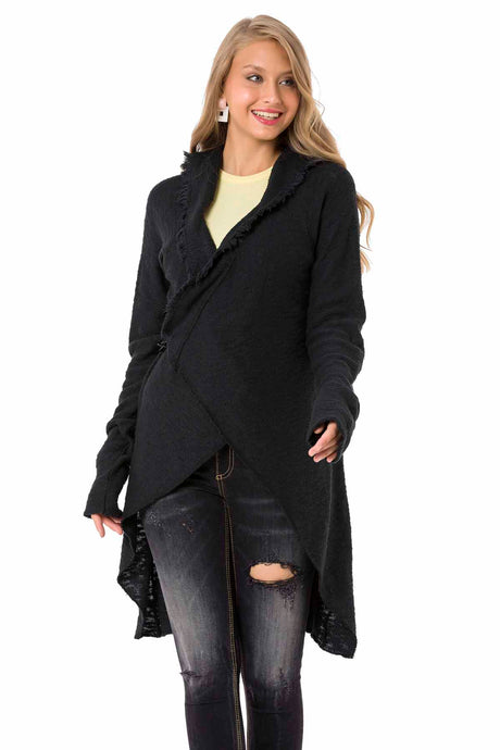 WP243 Cardigan maglione femminile in un look casual