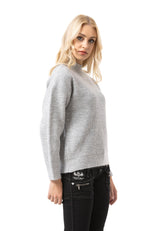 WP262 sweter damski ze stójką
