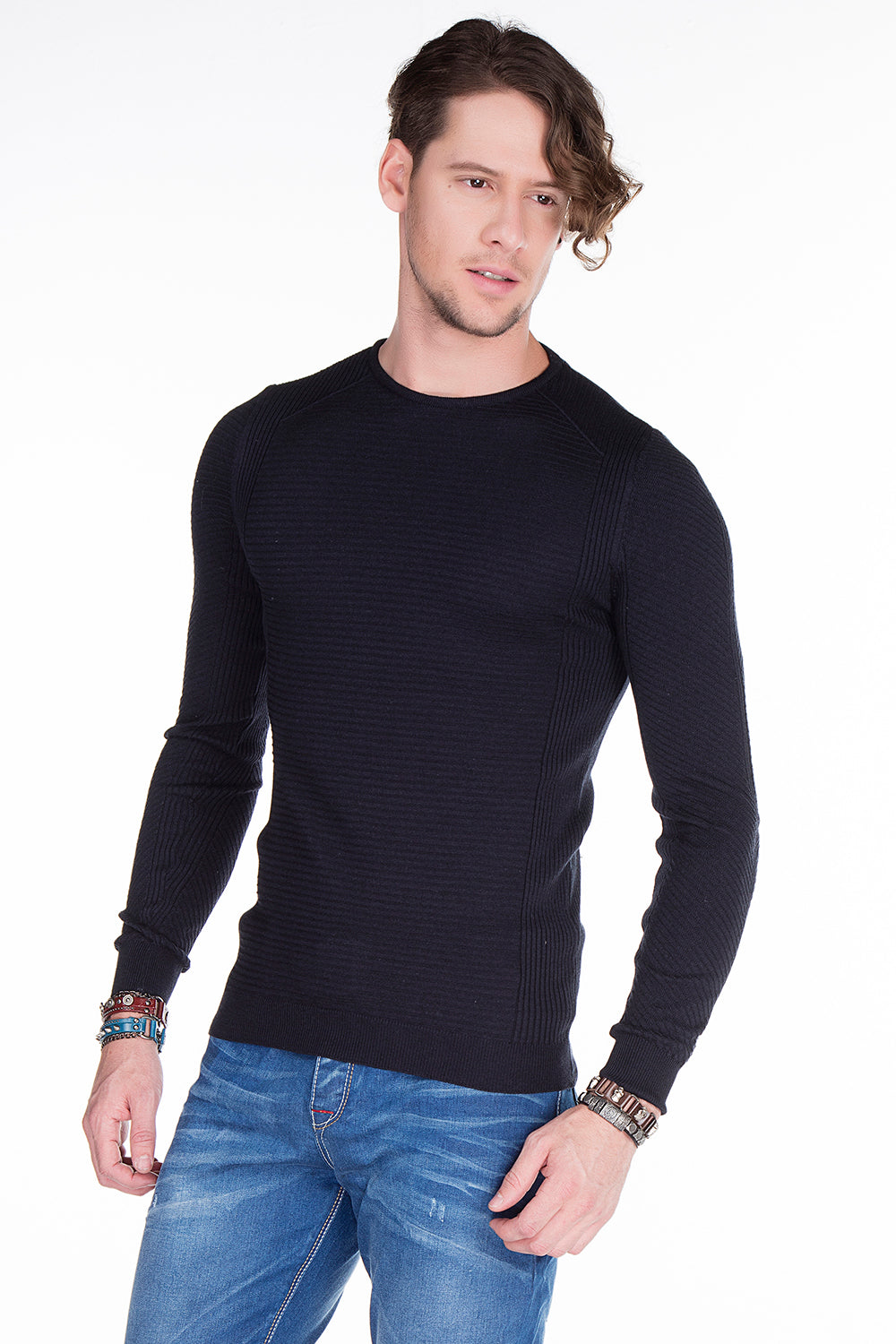 Sweter czarnych mężczyzn CP152