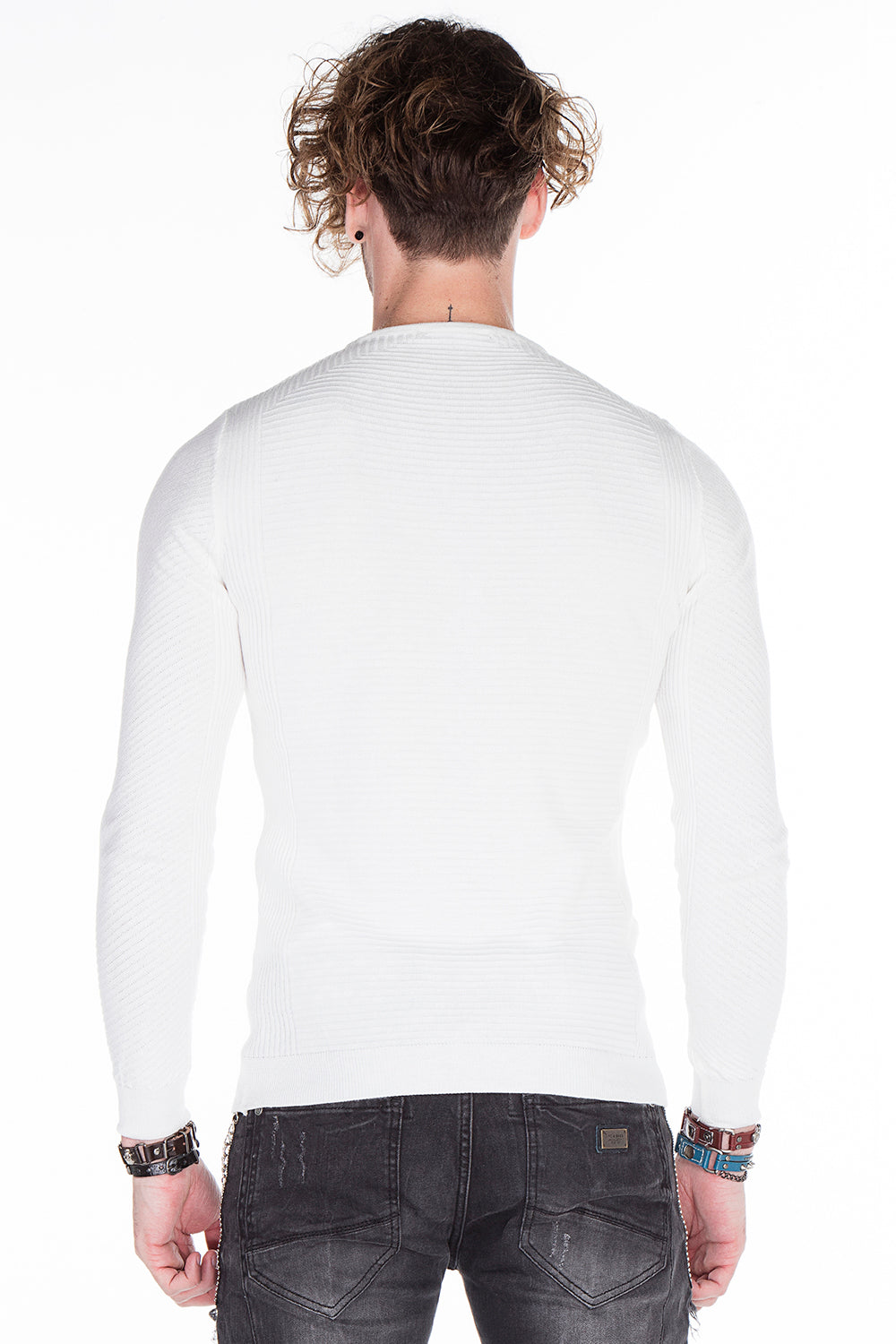 Sweter czarnych mężczyzn CP152