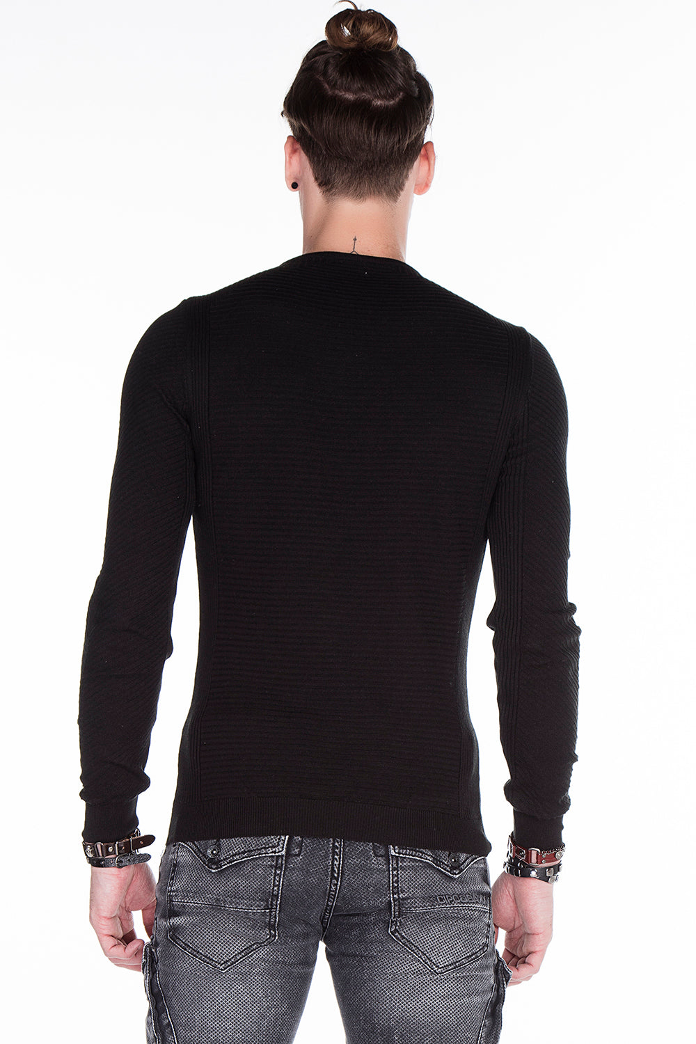 Sweter czarnych mężczyzn CP152