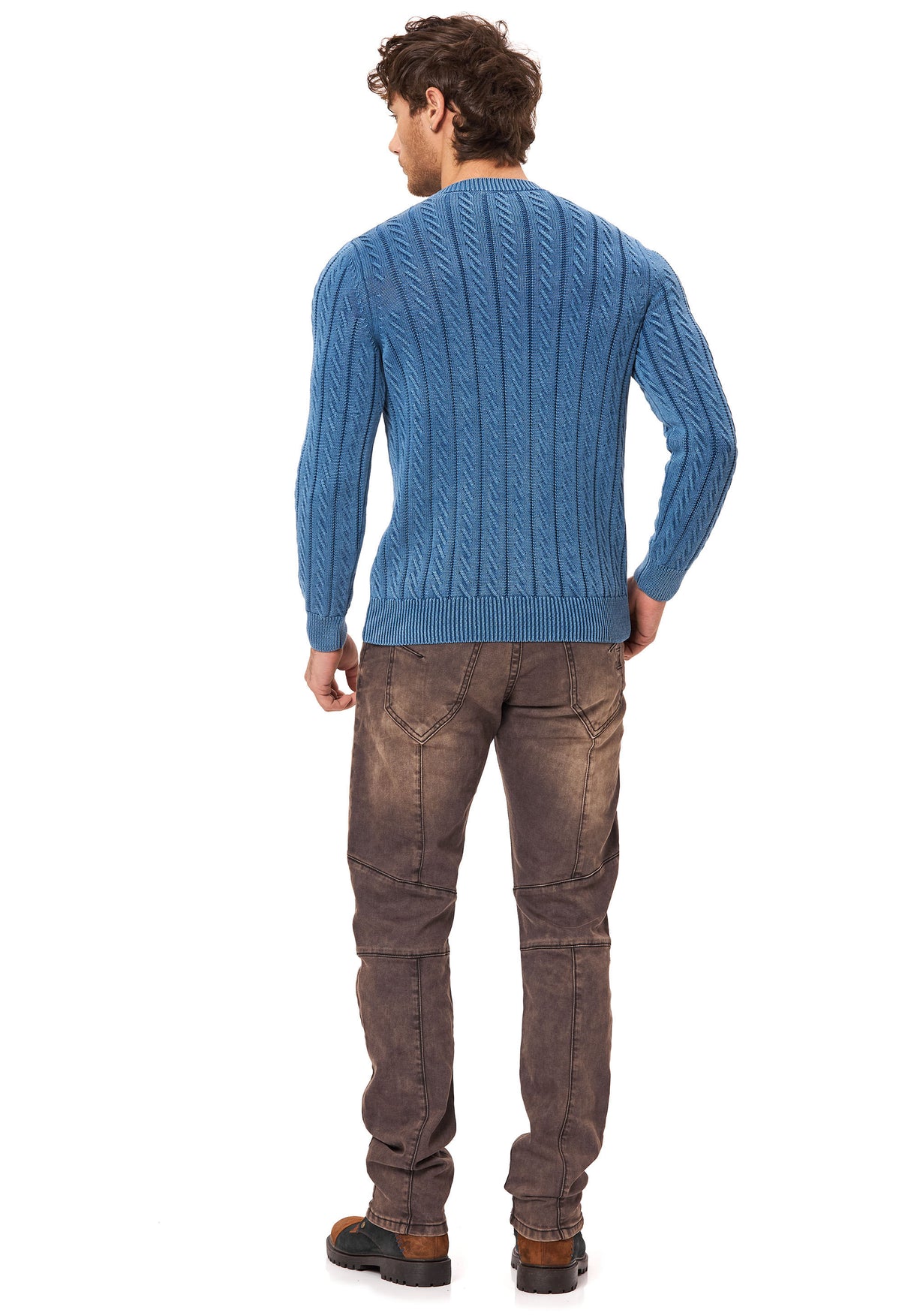 CP285 Pull-over en tricot Homme – Style classique & confort agréable à porter