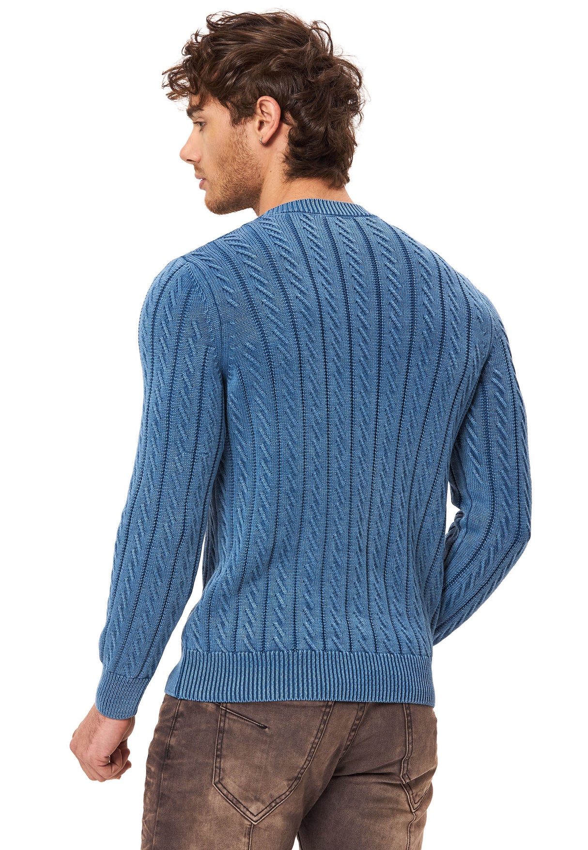 CP285 Pull-over en tricot Homme – Style classique & confort agréable à porter