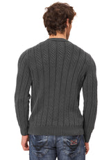 CP285 Pull-over en tricot Homme – Style classique & confort agréable à porter