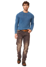 CP285 Pull-over en tricot Homme – Style classique & confort agréable à porter