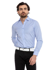 CH179 men's business shirt with a classic shirt collar