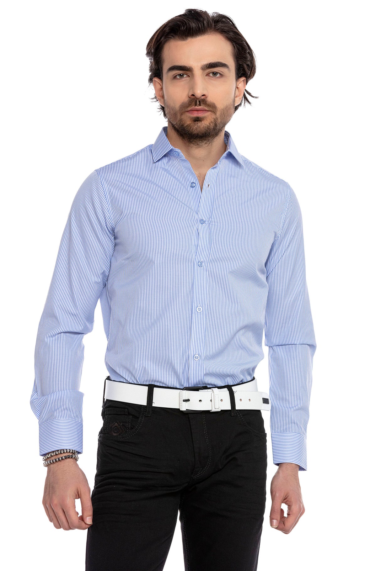 CH179 men's business shirt with a classic shirt collar