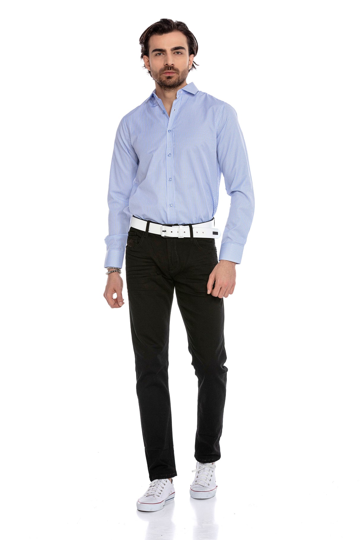 CH179 men's business shirt with a classic shirt collar