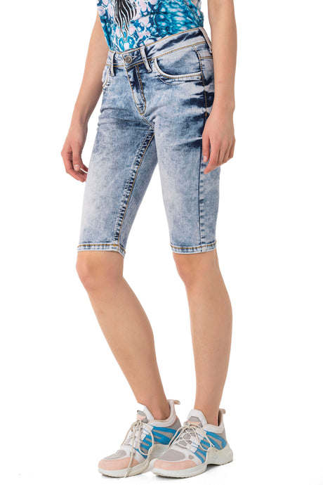 WK185 vrouwelijke shorts met contrast -gekleurde naden